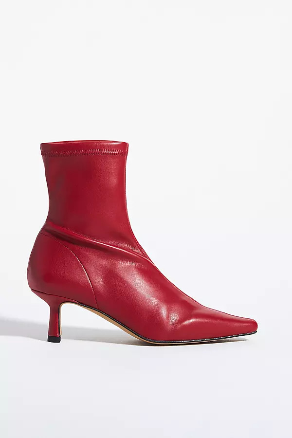 Pointed-Toe Kitten-Heel Boots | Anthropologie (US)