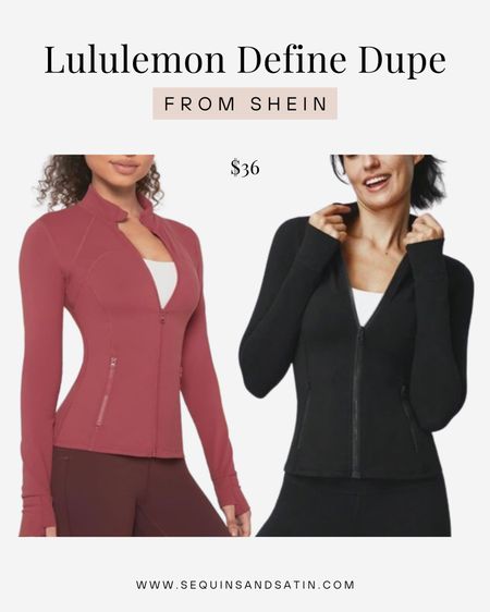 Lululemon define jacket dupe!🤍

*not a knockoff, just a similar vibe to get the look for less 

Lululemon dupes / shein lululemon dupes / lululemon jacket dupes / shein lululemon jacket dupes / lululemon define jacket dupes / shein lululemon define jacket dupes / shein lululemon leggings dupes / lululemon leggings dupes / shein lululemon align leggings dupes / shein workout clothes / shein activewear / shein active clothes / shein fitness clothes / shein workout jacket


#LTKFitness #LTKFindsUnder50 #LTKActive