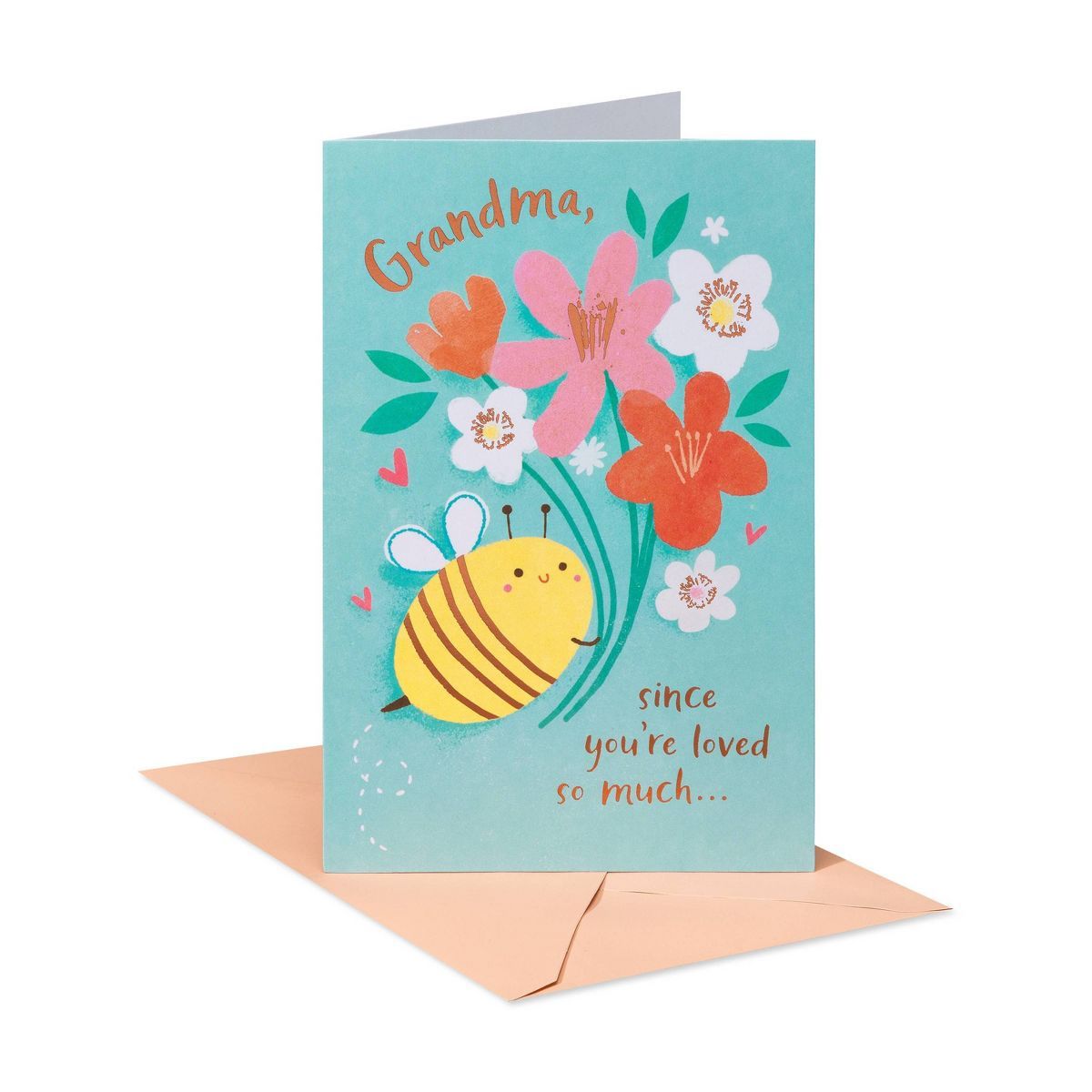 Mother's Day Card Grandma Bee Holding Bouquet | Target