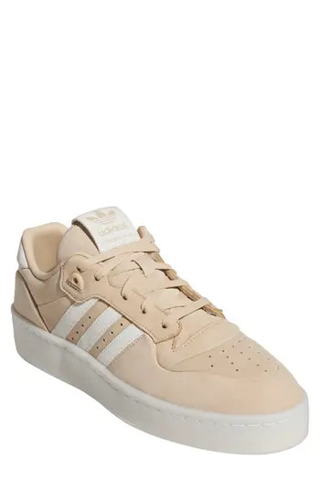 adidas Rivalry Lux Low Top Basketball Sneaker in Magic Beige/Ivory/Ivory at Nordstrom Rack, Size 10.5 Women's / 9.5 Men's | Nordstrom Rack
