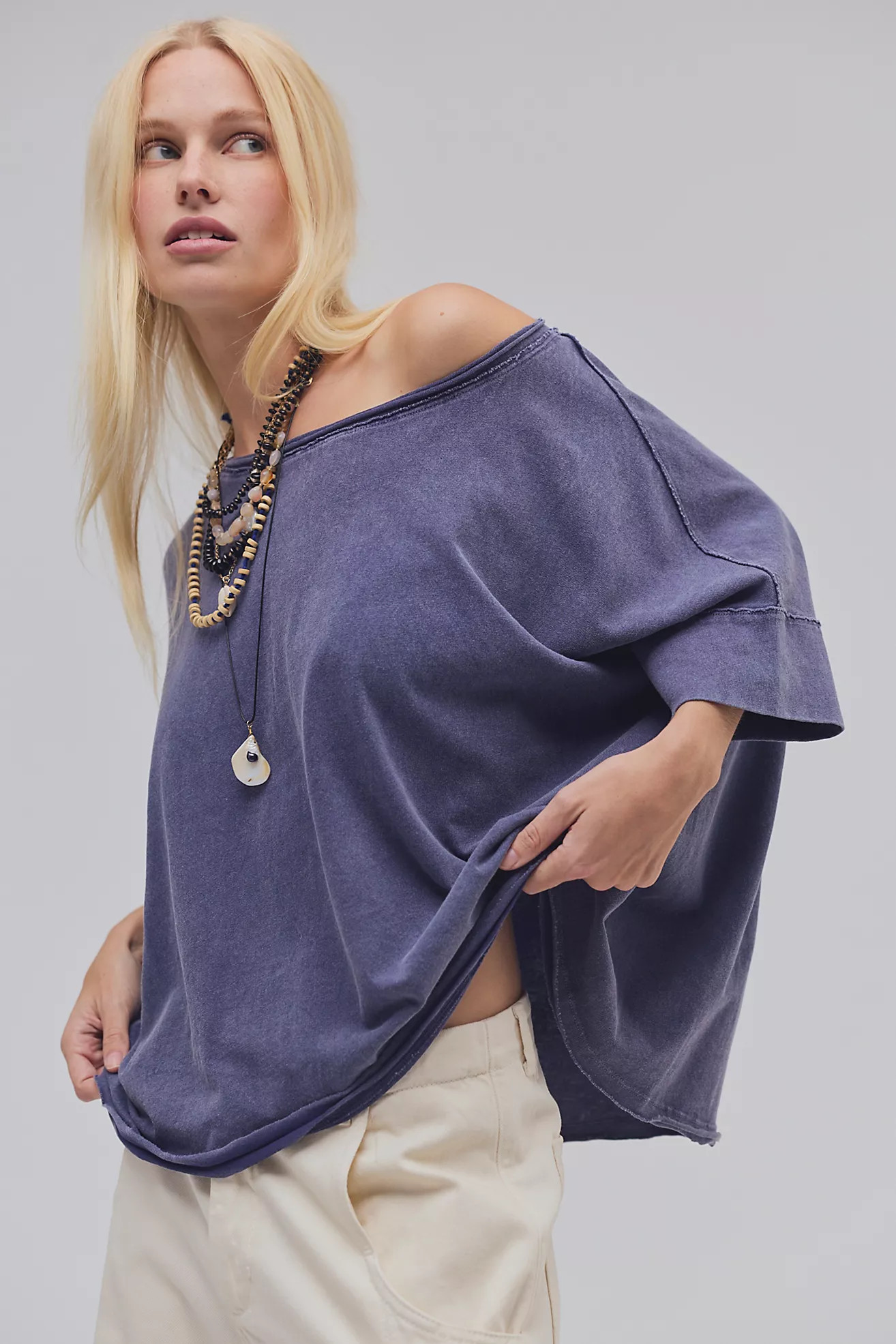 We The Free Rex Oversized Cotton Tee | Free People (Global - UK&FR Excluded)