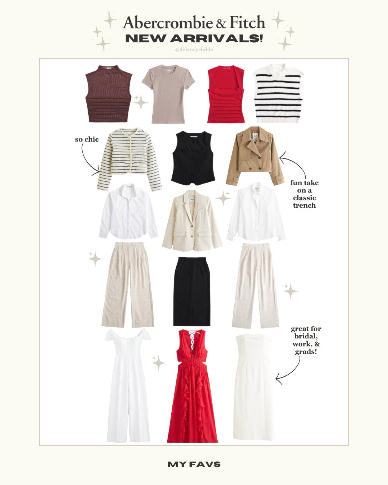 my fav Abercrombie new arrivals! 🫶🏼🍒👢💋👀🌹

#LTKworkwear #LTKSpringSale #LTKSeasonal