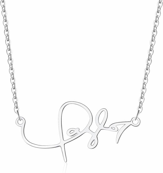 Singer Inspired Pendant Necklace for Women Girls Stainless Steel Charm Album Music Lover 1989 Rep... | Amazon (US)