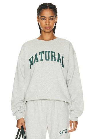 Museum of Peace and Quiet Natural Crewneck in Heather | FWRD | FWRD 