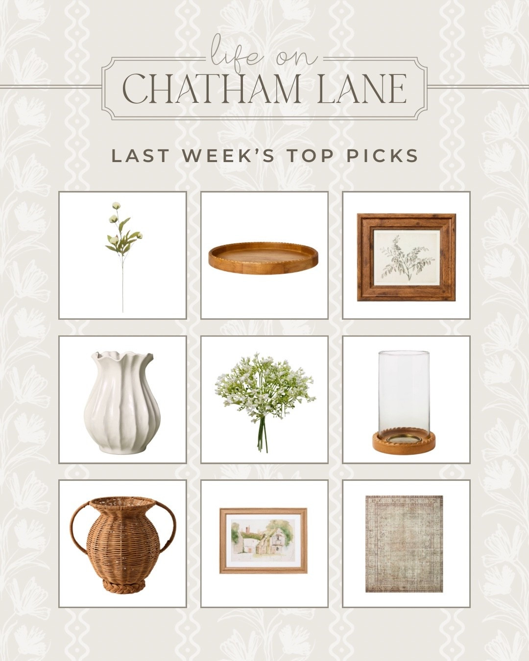 Last weeks best sellers!  Lots of spring florals, vases, new art, and more! 

#LTKHome #LTKFindsUnder50 #LTKSeasonal