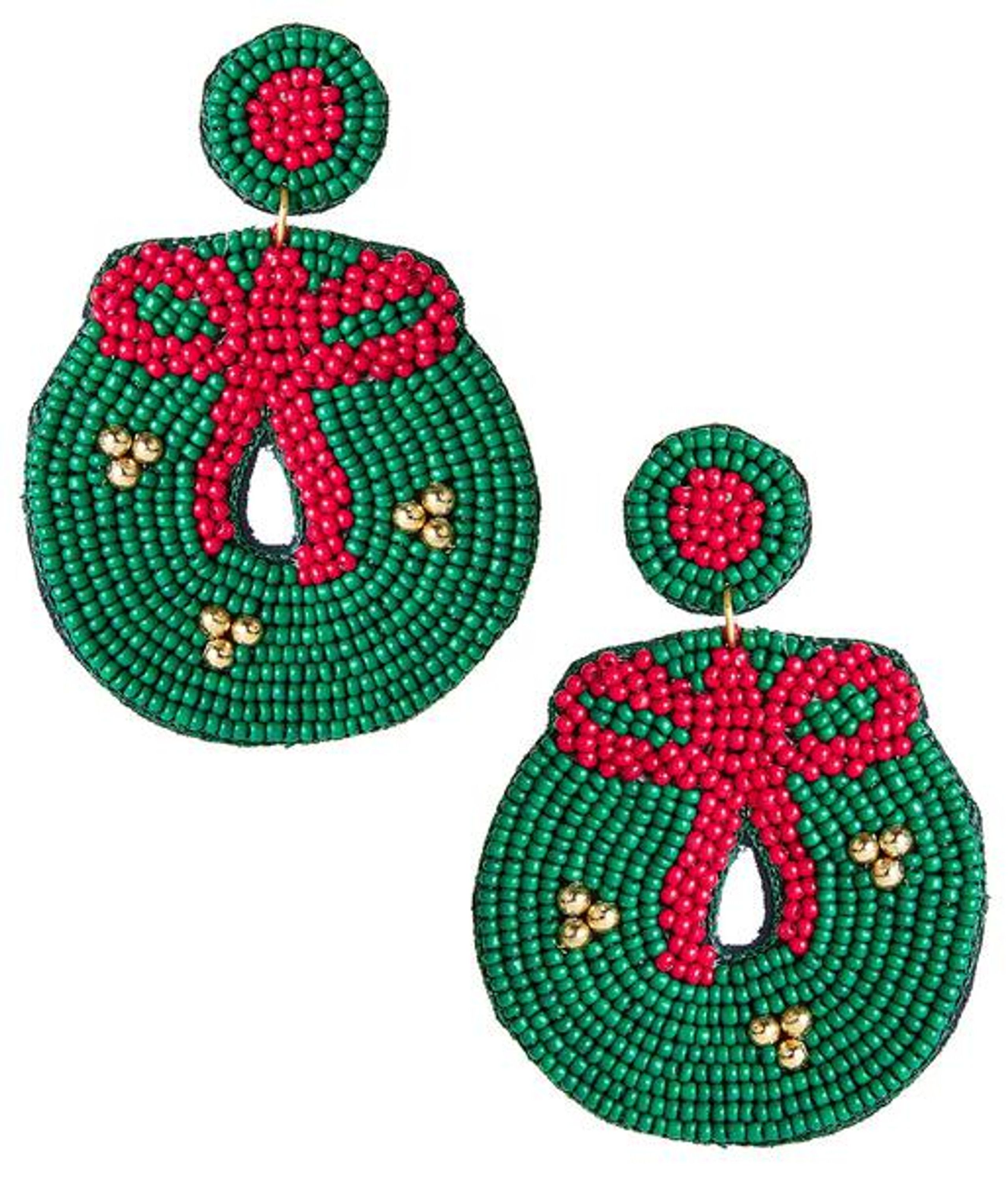 Wreath - Green & Red | Lisi Lerch Inc