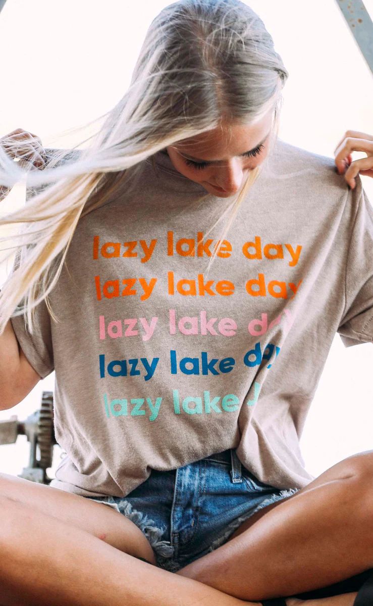 charlie southern: lazy lake t shirt | RIFFRAFF