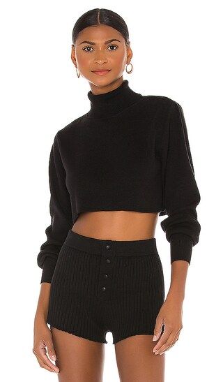 Callahan X REVOLVE Cropped Turtleneck in Black. - size M (also in S) | Revolve Clothing (Global)