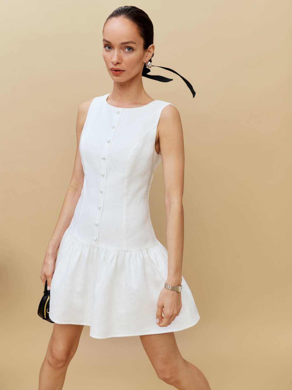 Keoni Linen Dress | Reformation (Global)