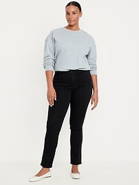 High-Waisted Wow Straight Ankle Jeans | Old Navy (US)