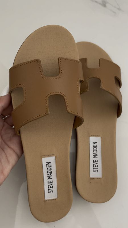 Steve Madden leather sandals. So comfy and stylish.

#LTKstyletip #LTKshoecrush #LTKFind