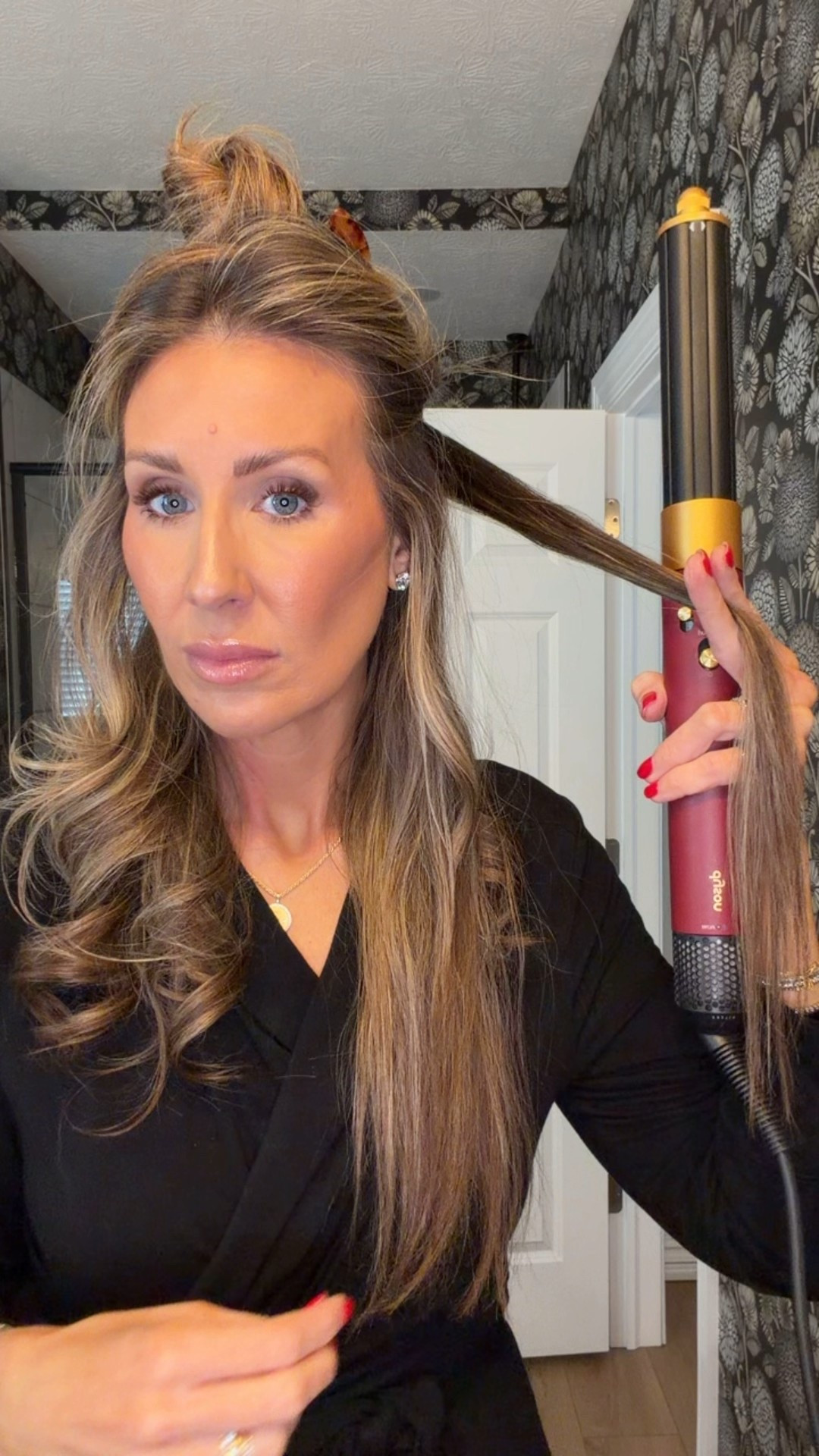 The Dyson air wrap is my favorite tool that I love to get bouncy blowout so I can style my hair from completely wet to all the way drying styled last time heat intention on my hair

#LTKOver40 #LTKBeauty #LTKmomlife
