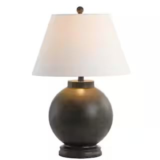 JONATHAN Y Sophie 26 in. Dark Gray Resin LED Table Lamp-JYL3040A - The Home Depot | The Home Depot