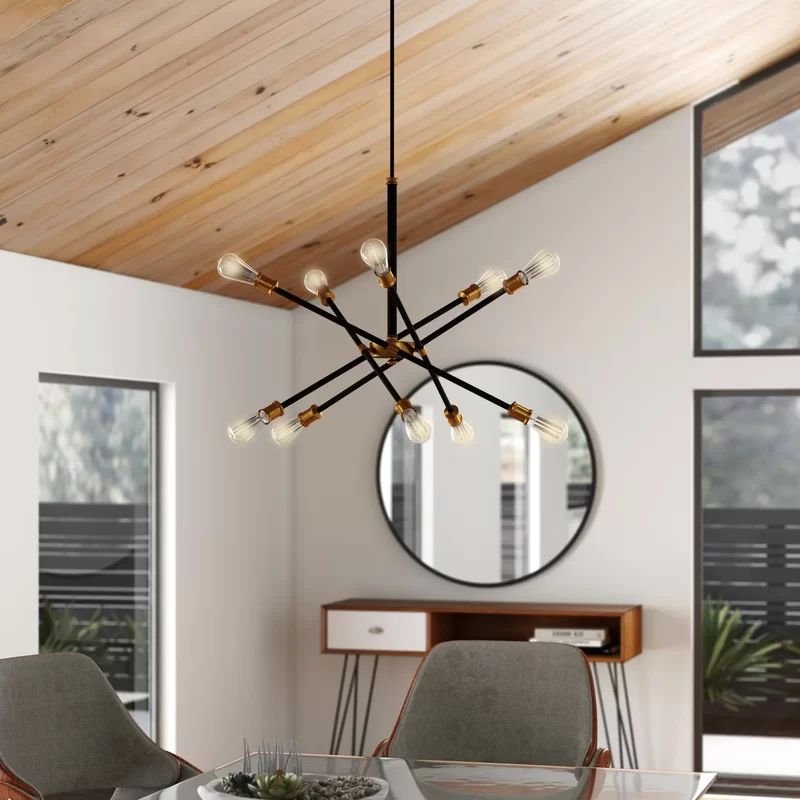 Daylene 10 - Light Unique Modern Linear Chandelier | Wayfair North America