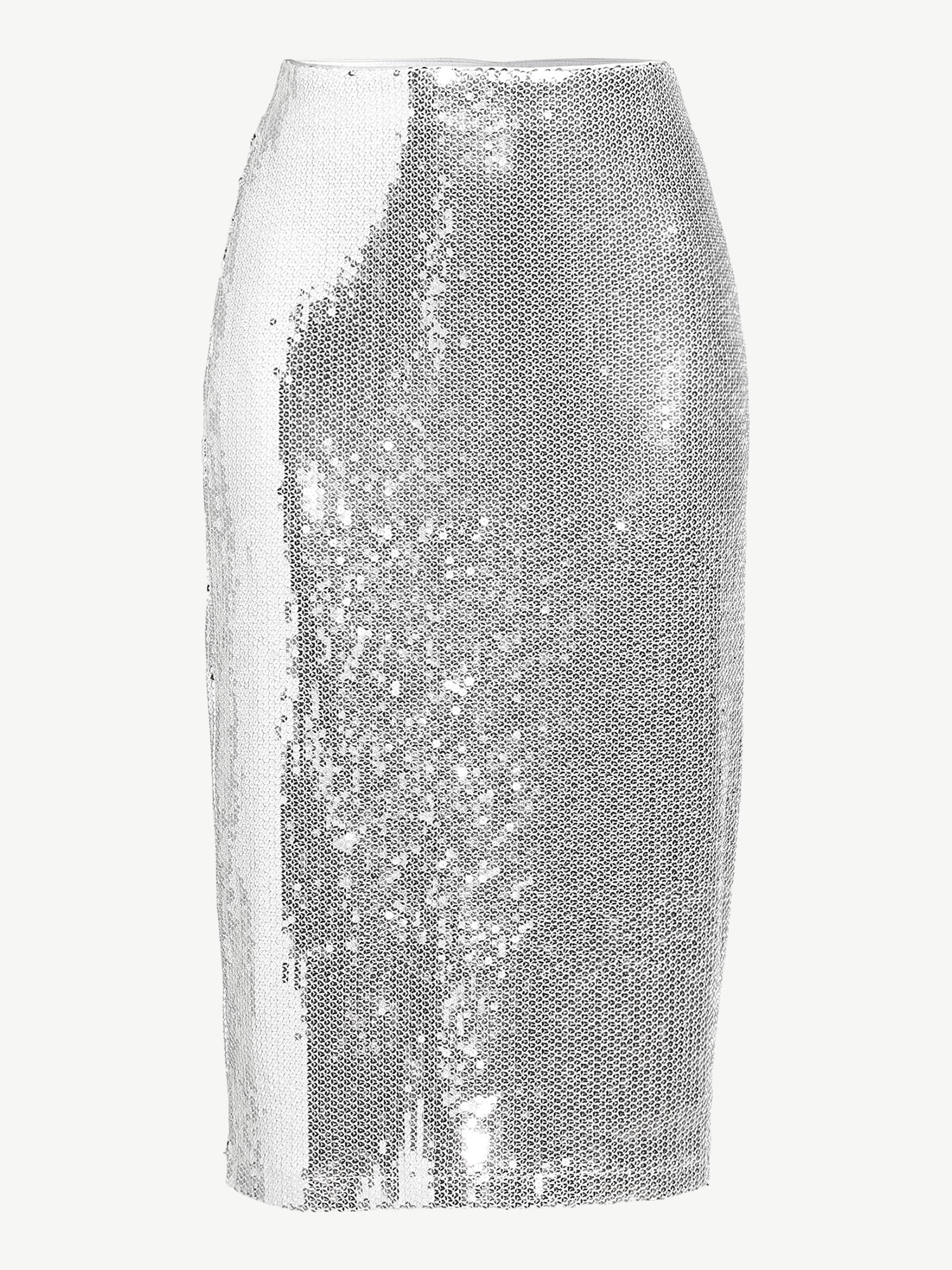 Scoop Women's Sequin Midi Pencil Skirt - Walmart.com | Walmart (US)