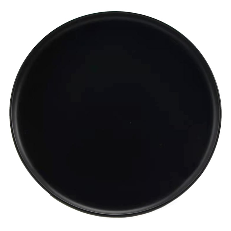 Black Ceramic Salad Plate | At Home