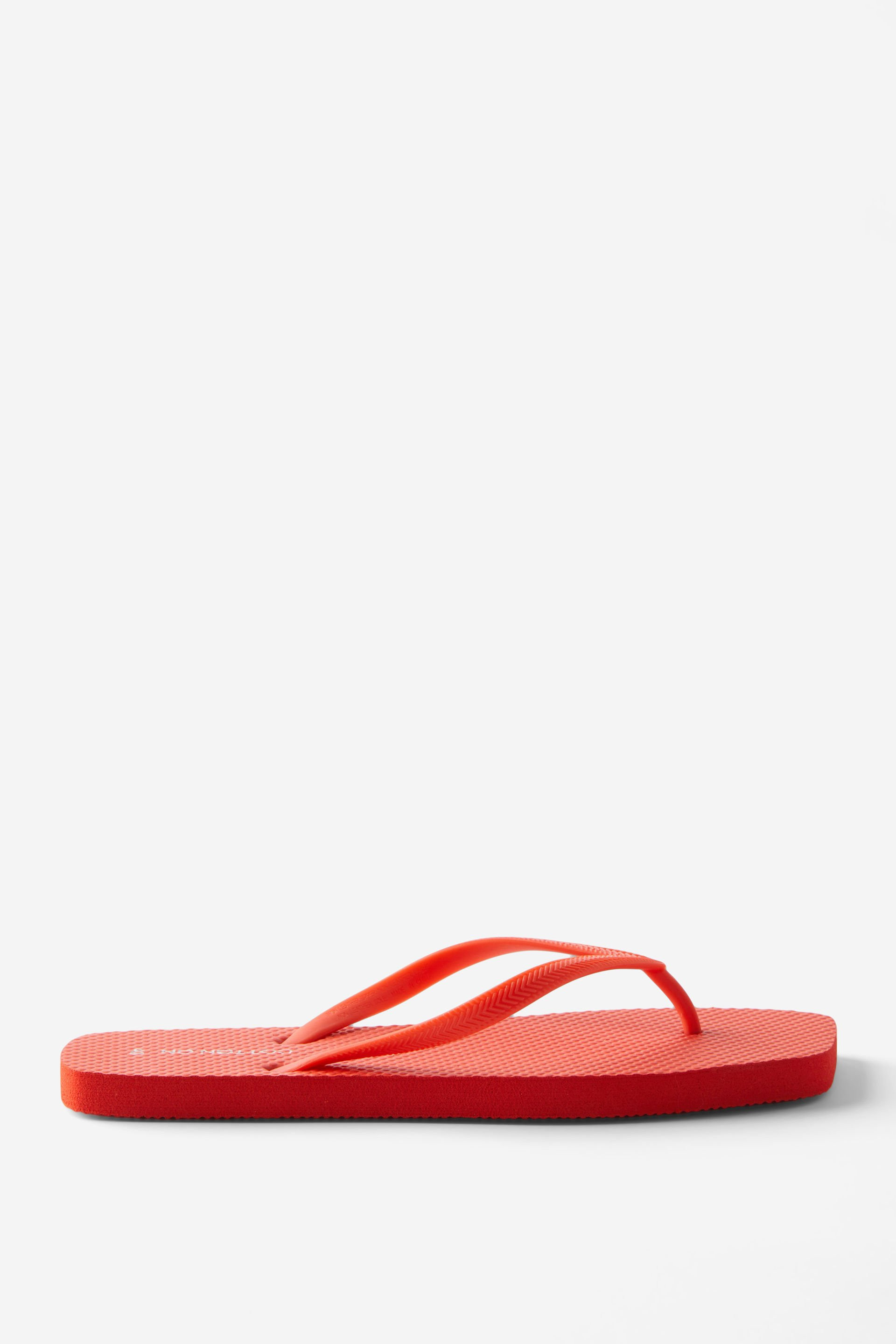 Rubi - Square Toe Flip Flop - Red | Cotton On (ANZ)