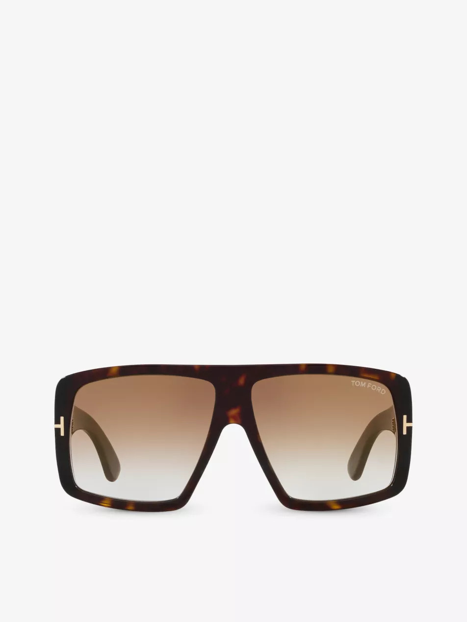 TR001642 Raven square-frame acetate sunglasses | Selfridges