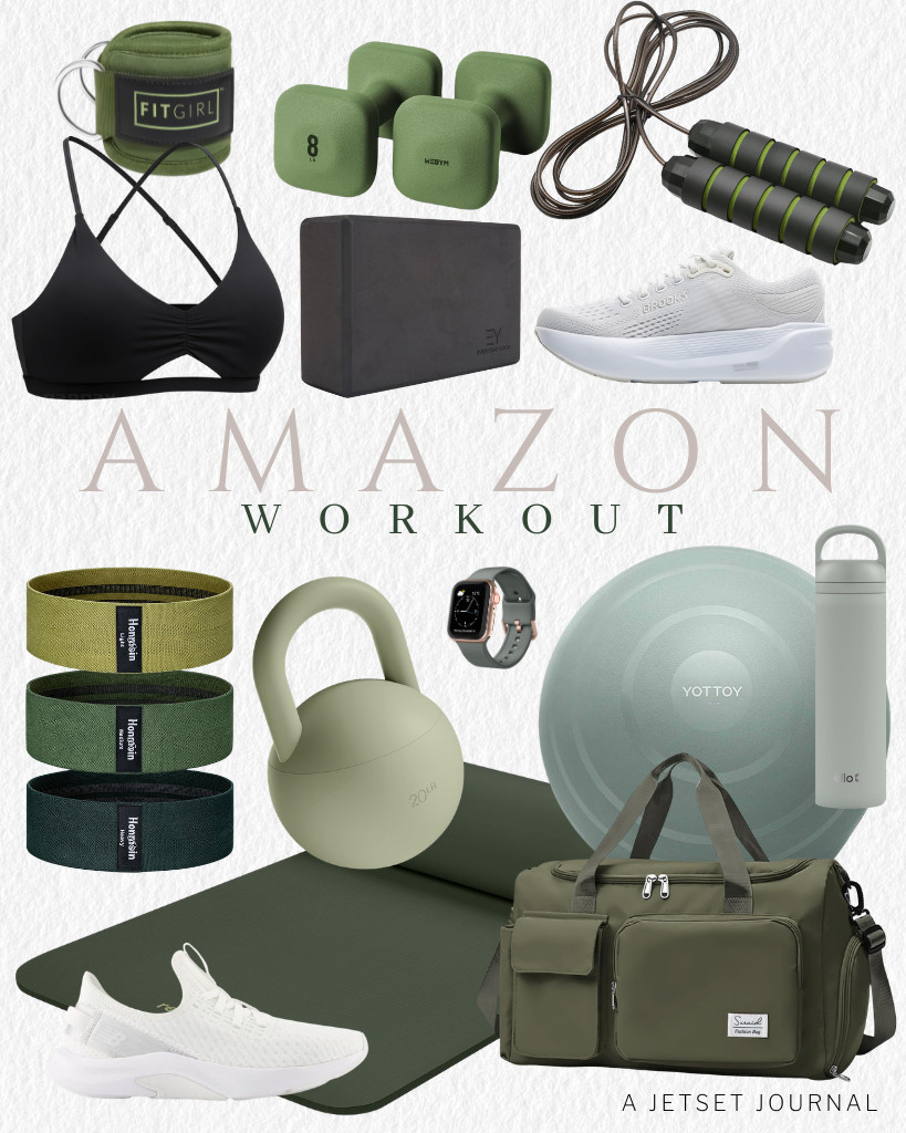Get inspired to hit the gym with these workout essentials from our Amazon Fitness collection this week!

A comfortable tank is a fantastic way to support your fitness goals. Pair it with a stylish set of cross-training shoes from New Balance and an Apple Watch Sport band. Keep all your training essentials organized in a travel duffel bag that features a shoe compartment. Plus, you'll appreciate having all this exercise equipment to keep you motivated during your workouts. 

 #LTKSeasonal #LTKSaleAlert #LTKTravel