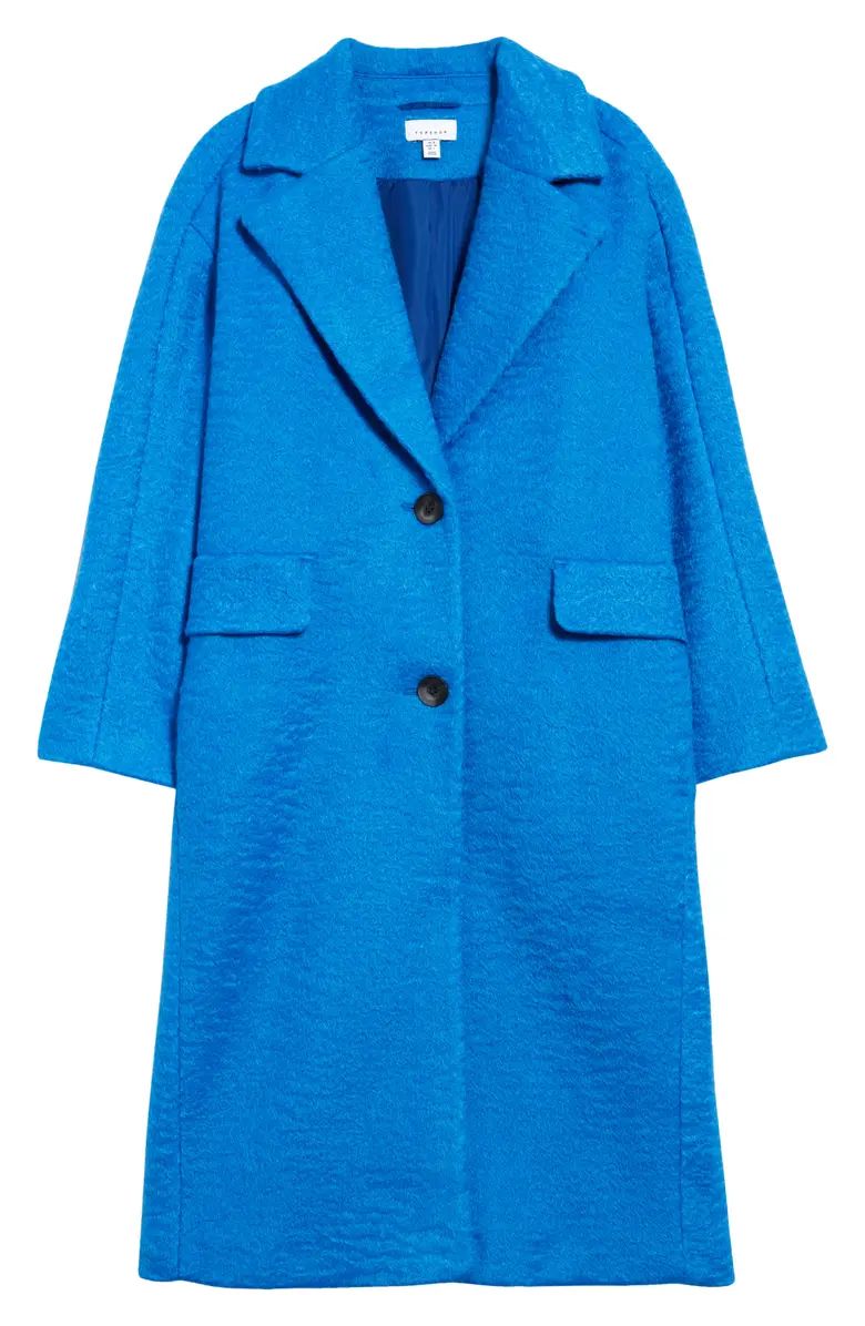 Topshop Long Brushed Coat | Nordstrom | Nordstrom