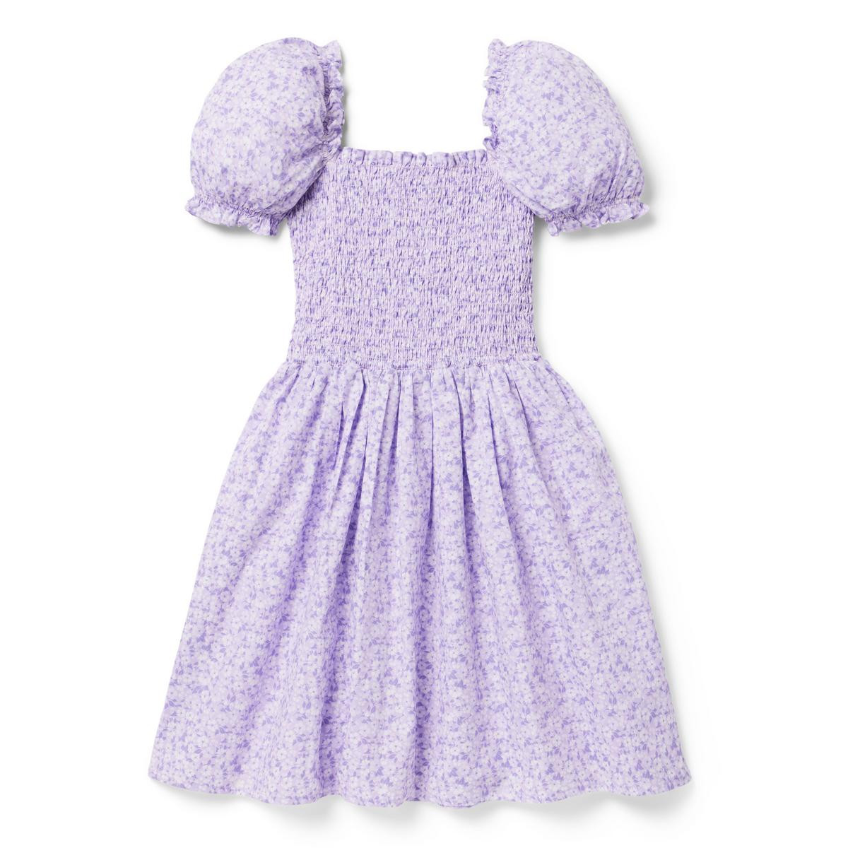 The Grace Floral Smocked Puff Sleeve Dress | Janie and Jack