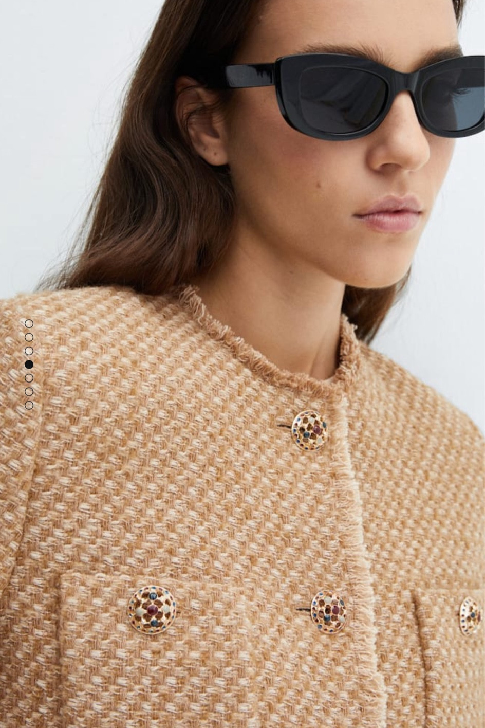 Mango Stone Button Tweed Jacket, beige tweed jackett

#LTKSpringSale 

#LTKSeasonal #LTKworkwear