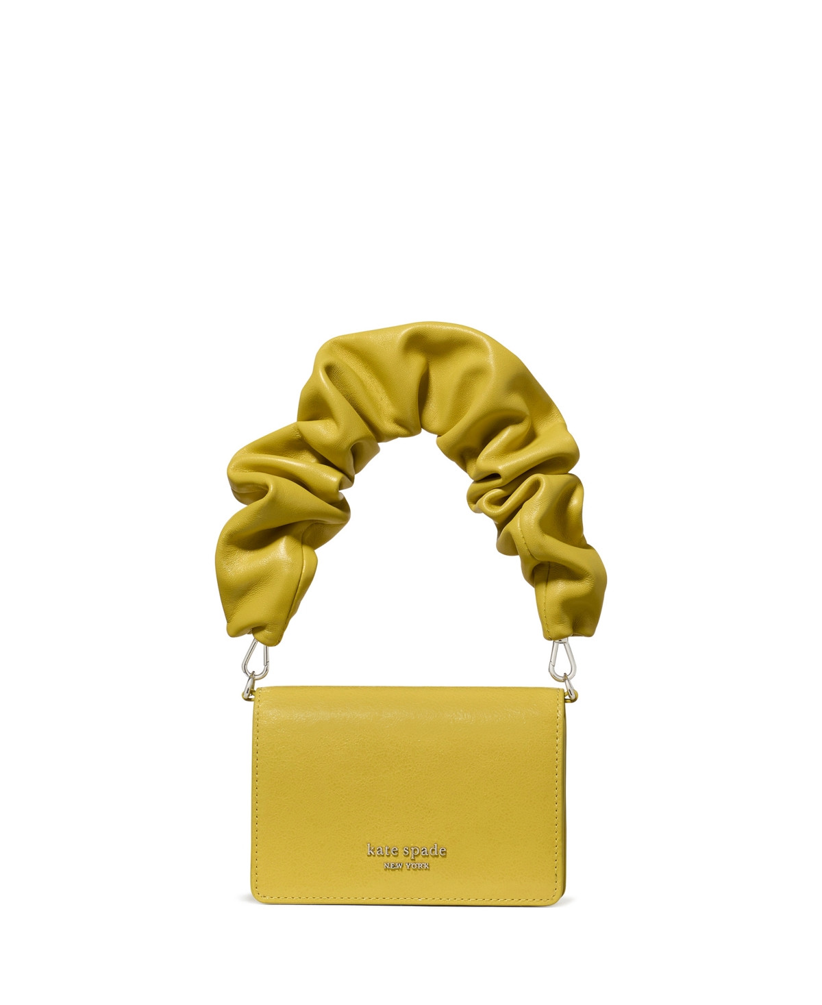 kate spade new york Natasha Glazed Leather Card Case - Lime Slice | Macy's