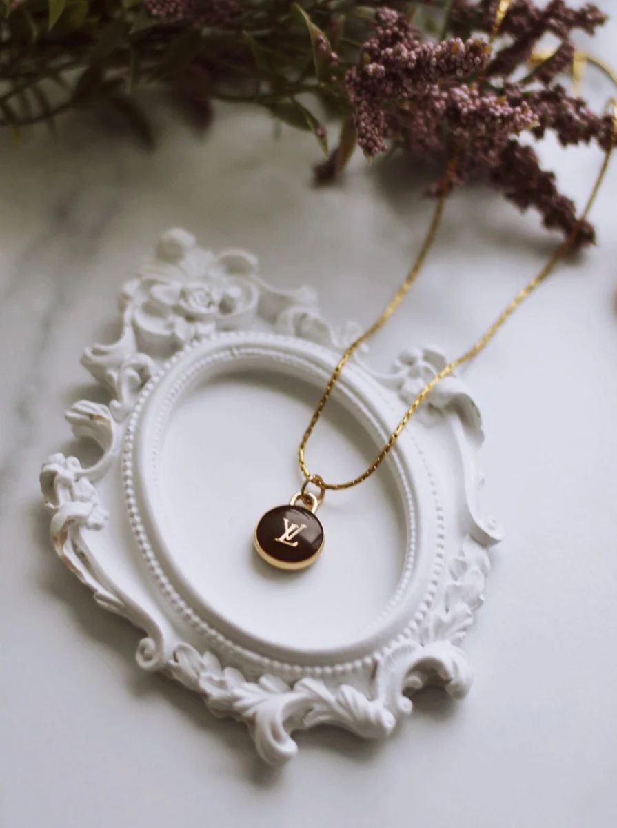 BÉATRICE NECKLACE IN GOLD & BROWN | raëliv