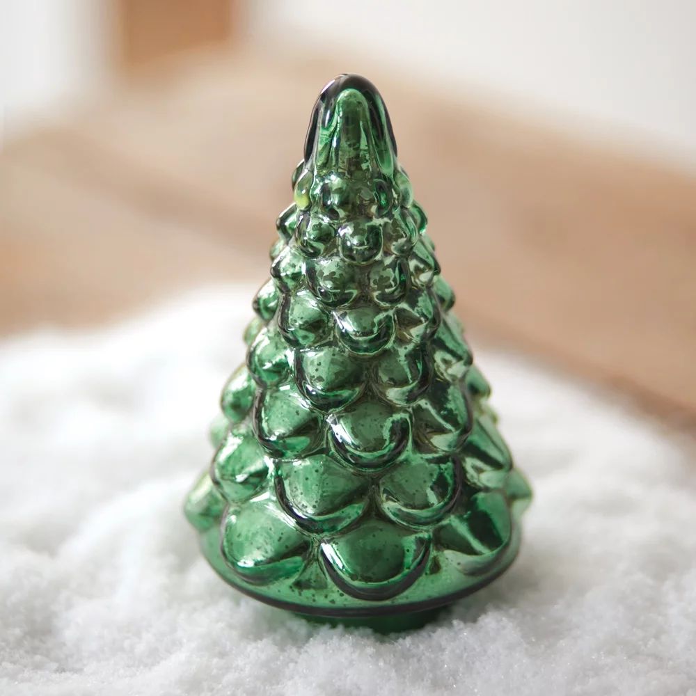 Retro Green Mercury Glass Christmas Tree | Walmart (US)