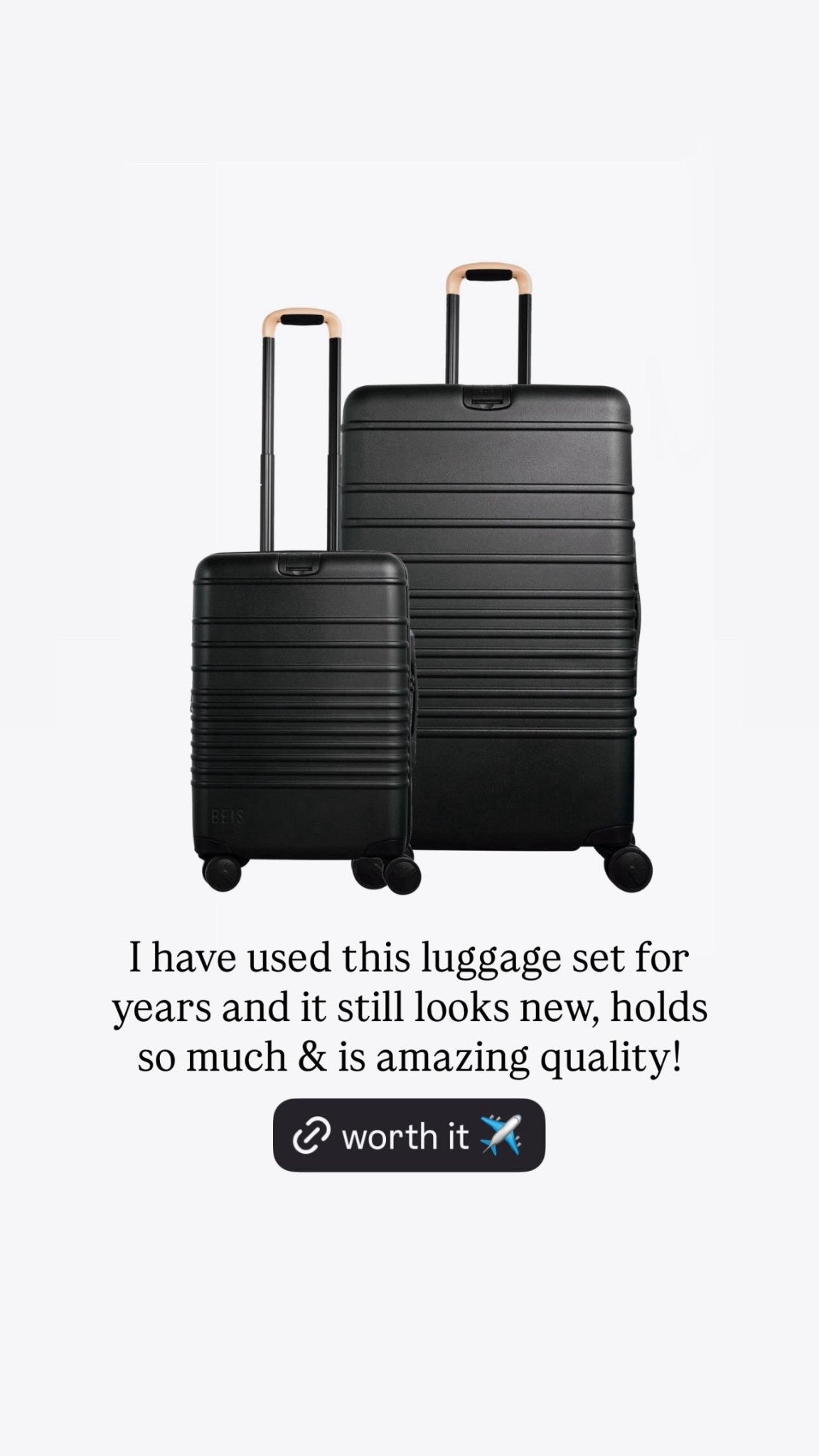I have used this luggage set for years and it still looks new, holds so much & is amazing quality!

#LTKmomlife #LTKTravel #LTKdayinmylife
