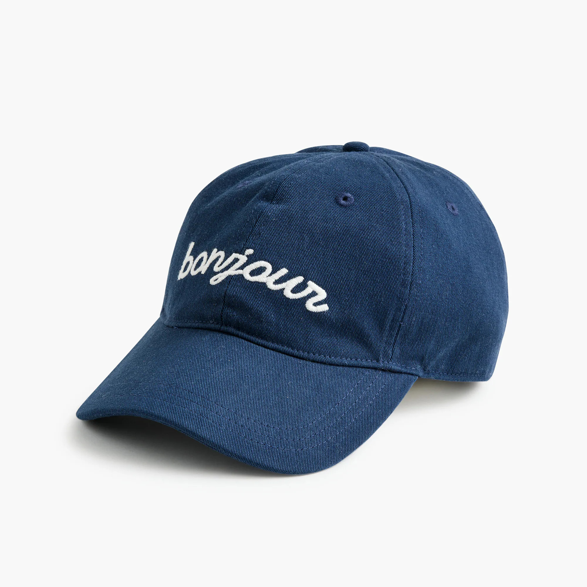 Bonjour"" baseball hat | J.Crew Factory