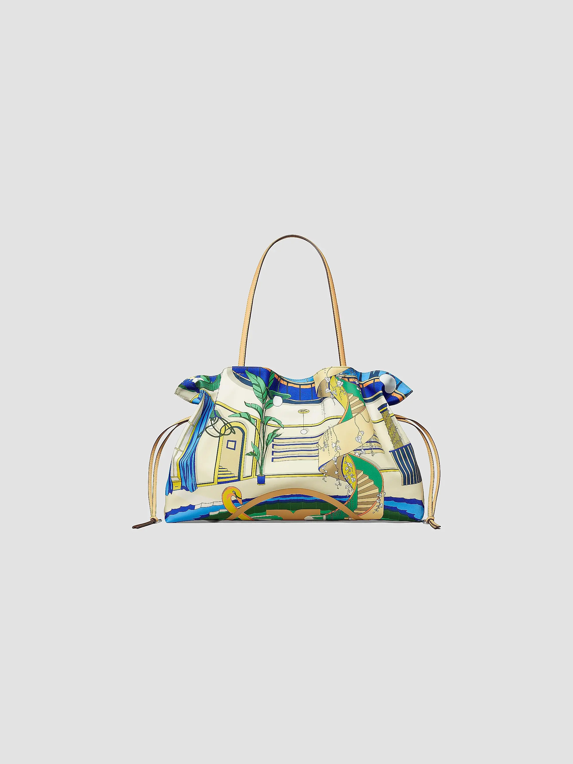 Ella Printed Drawstring Tote Bag | Saks Fifth Avenue