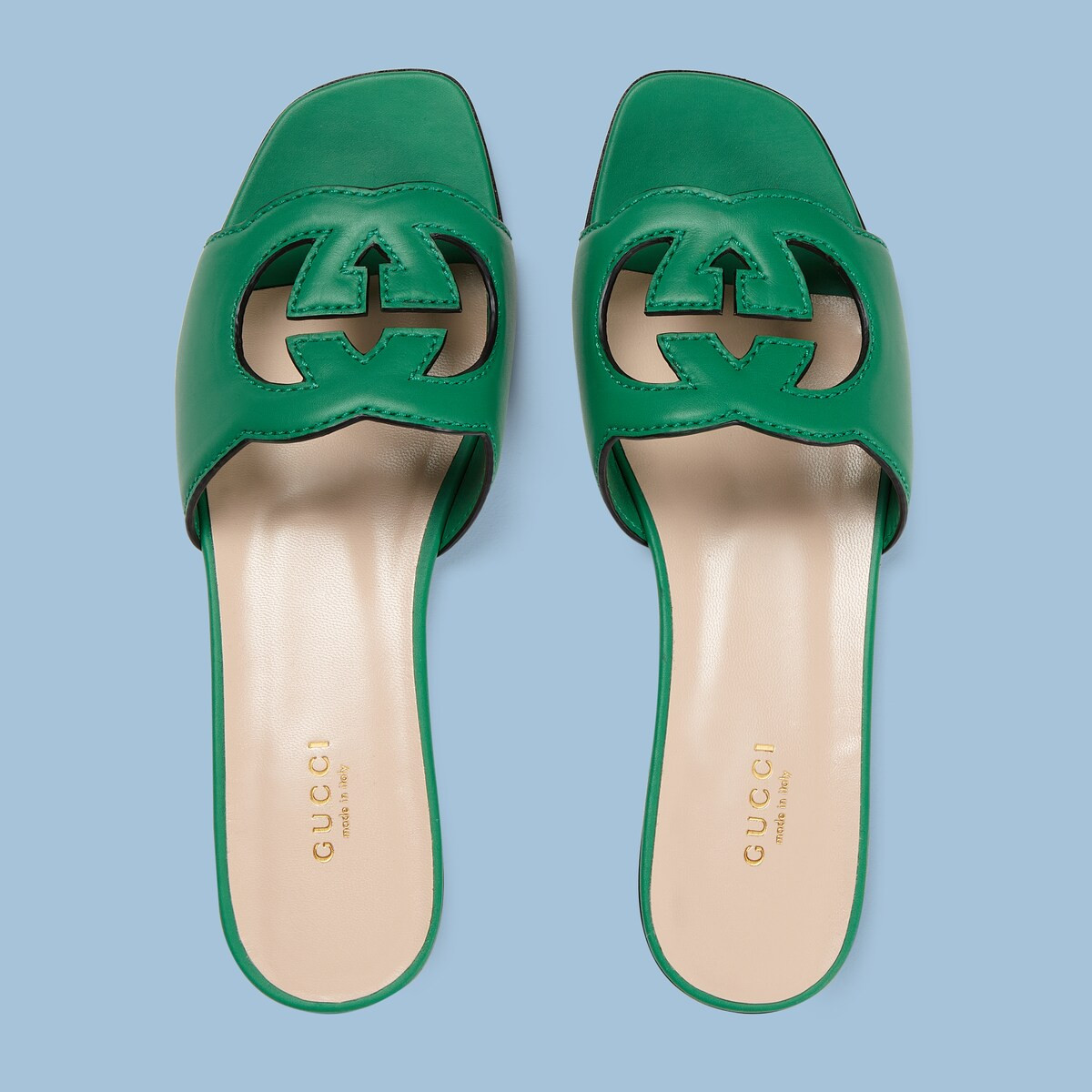 Women's Interlocking G cut-out slide sandal | Gucci (US)