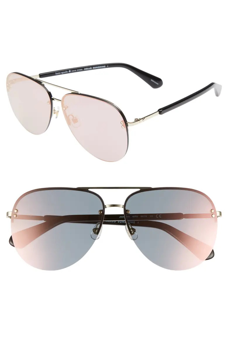 Rating 4.5out of5stars(13)13jakaylas 62mm aviator sunglassesKATE SPADE NEW YORK | Nordstrom Rack