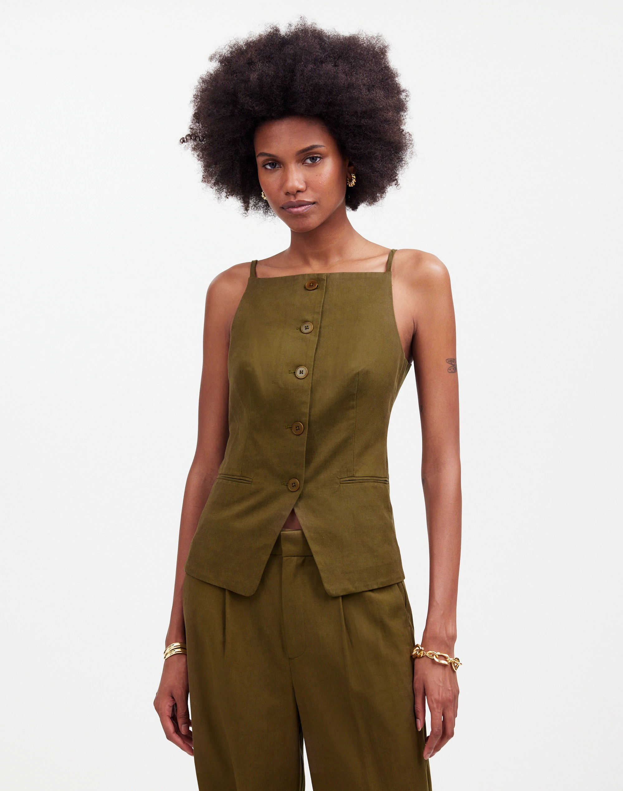 Boucl&eacute;-Knit Crewneck Sweater Tee in Stripe | Madewell