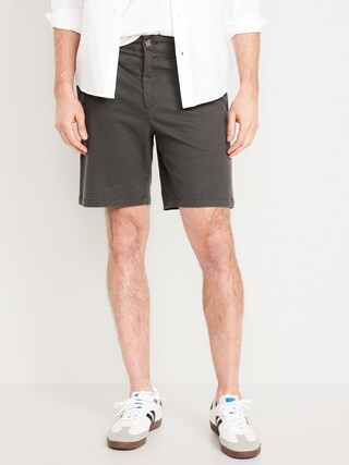 Slim Built-In Flex Rotation Chino Shorts -- 8-inch inseam | Old Navy (US)