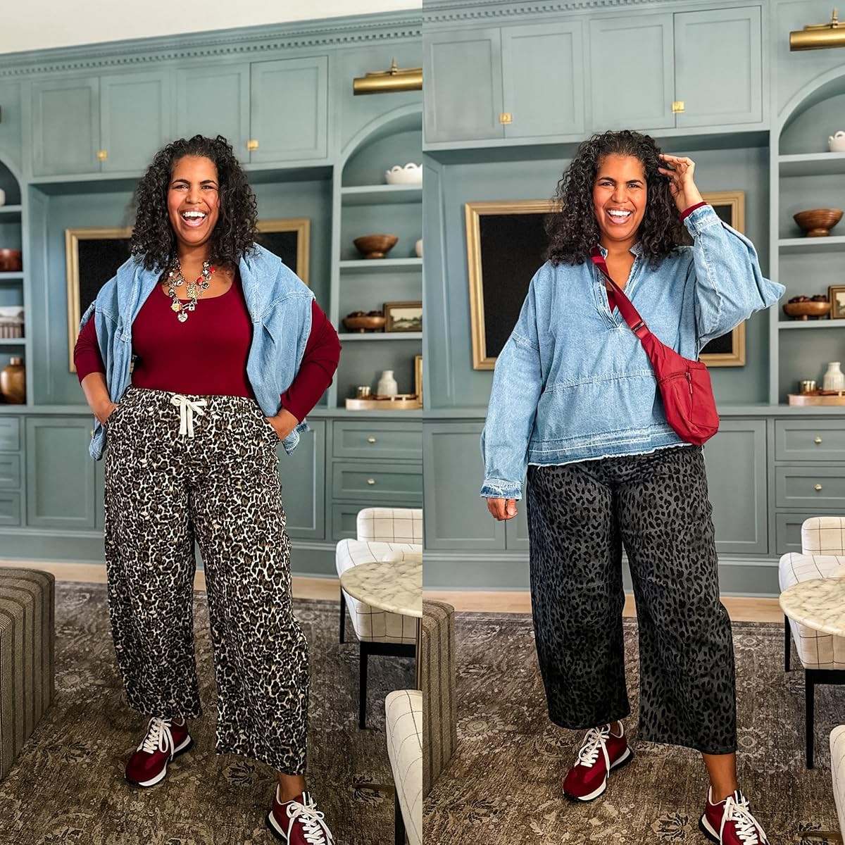 Wearing size xxl in everything. The pants on the left are the same listing but longer and larger (fyi). The denim shirt is a fav and these sneakers are super comfy.

 

 #LTKootd #LTKOver40 #LTKPlusSize