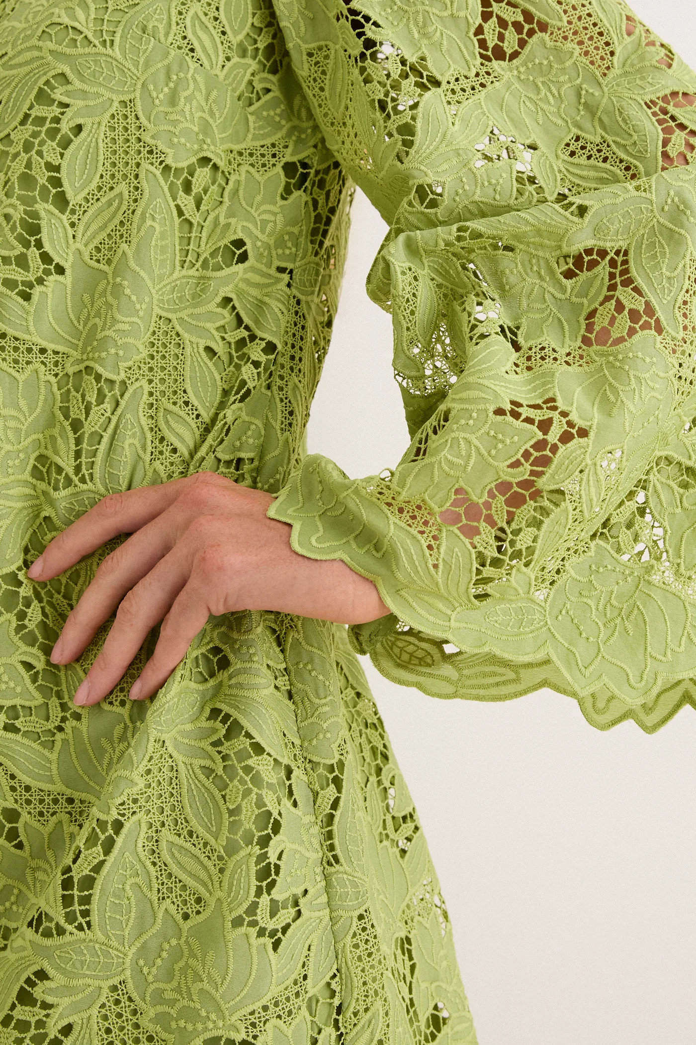 Olive Lace Livvy Mini Dress | Tuckernuck (US)