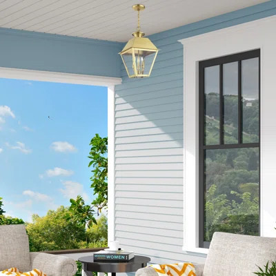 Howells 3 -Bulb 19" Outdoor Hanging Lantern | Wayfair North America