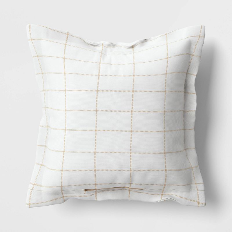 Woven Grid Outdoor Pillow Back - Threshold™ | Target