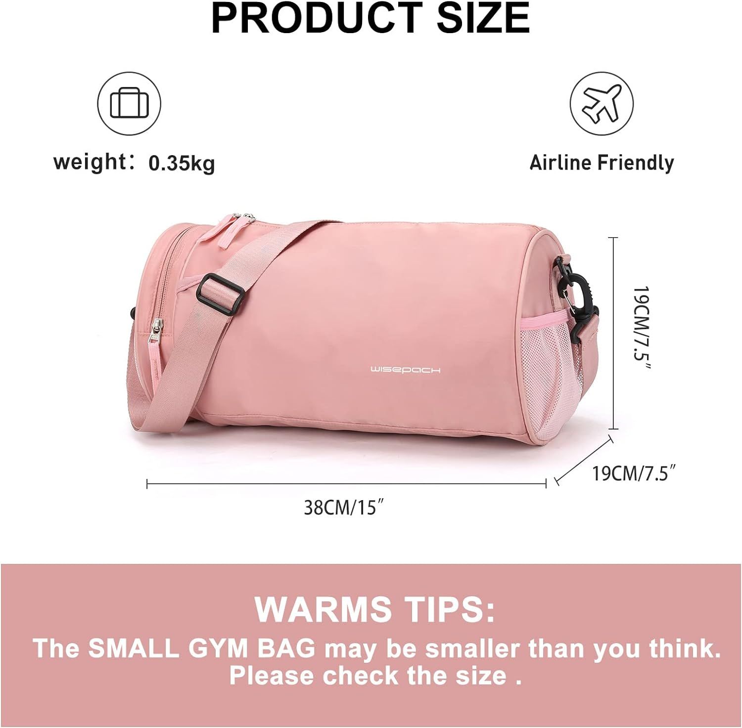 Small Gym Bag for Women Multi-color Gym Bags for Men Waterproof Workout Bag Mini Duffle Bag Light... | Amazon (US)