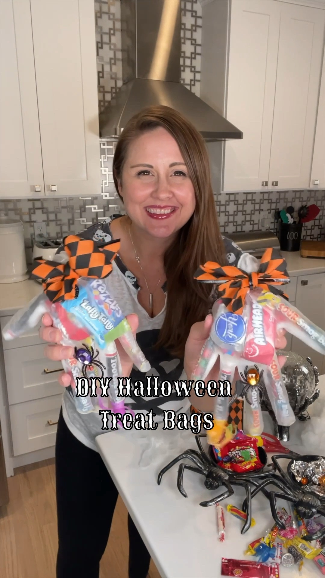 🎃 Spooky treat bag idea you have to try! Fill clear vinyl gloves with candy + fake spiderwebs, then decorate with spider rings and a cute bow 🕷️🎀 Easy, fun, and perfect for Halloween parties or trick-or-treaters!

#HalloweenDIY #TrickOrTreat #SpookySnacks #HalloweenPartyIdeas #Halloween2024 #LTKHoliday #LTKKids #LTKSeasonal #HalloweenTreats 

#LTKFamily #LTKKids #LTKSeasonal