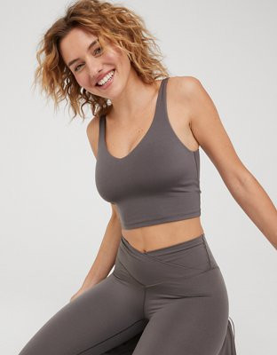 OFFLINE By Aerie Real Me Low Key Longline Sports Bra | Aerie