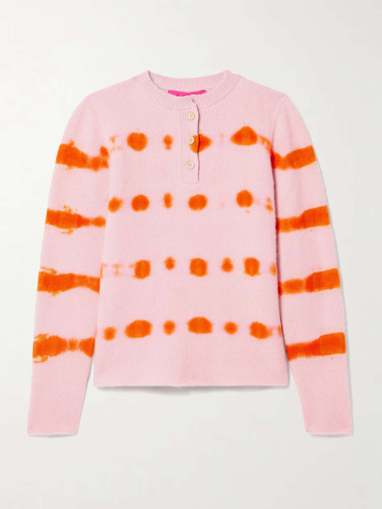 The Elder Statesman - Rave Tie-dyed Brushed-cashmere Sweater - Pink | NET-A-PORTER (UK & EU)