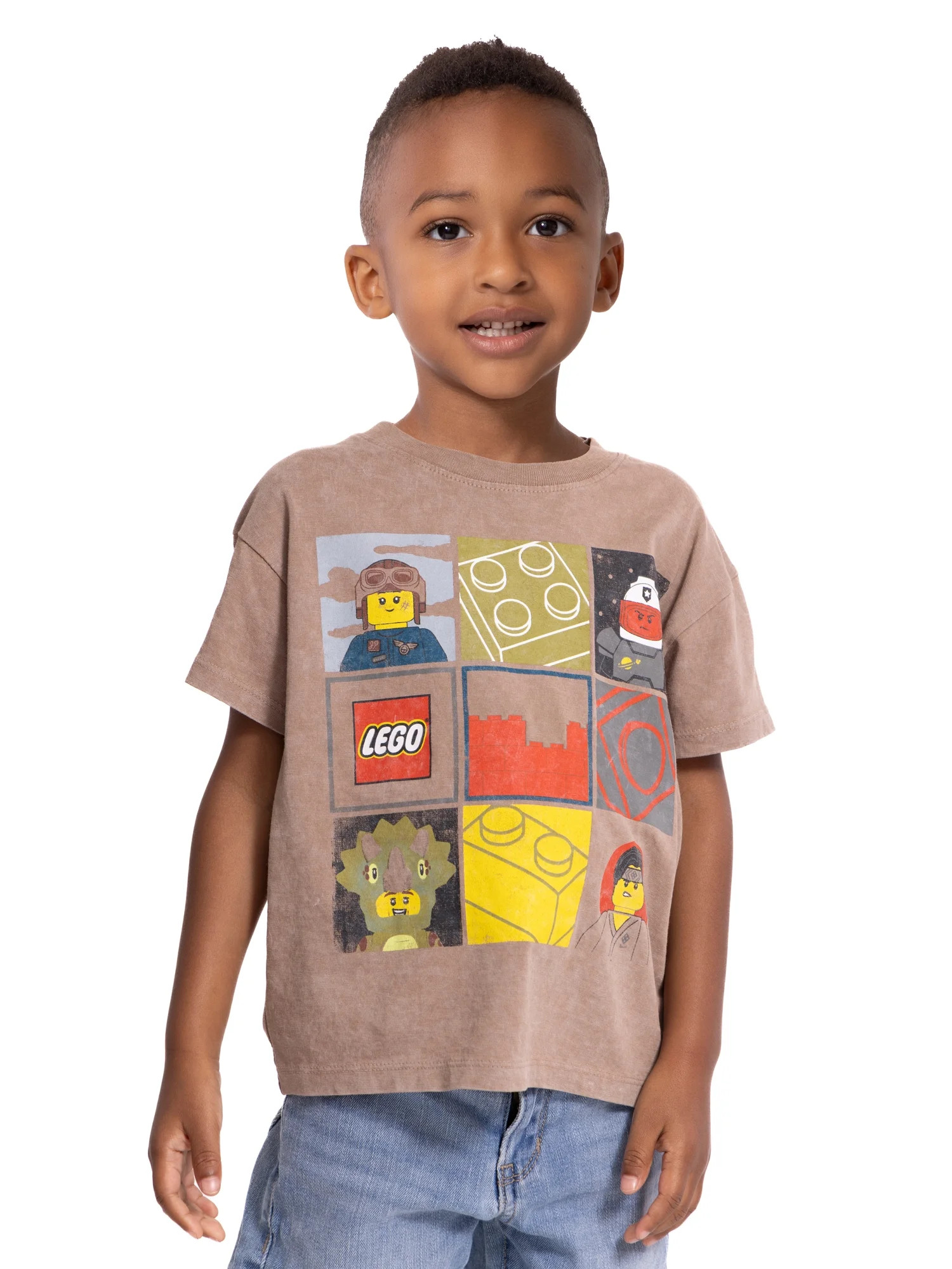 Lego Toddler Short Sleeve Graphic Crewneck Tee, Sizes 12M-5T | Walmart (US)