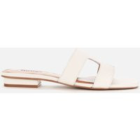 Dune London Women's Loupe Leather Sandals - White - UK 5 | Allsole (Global)