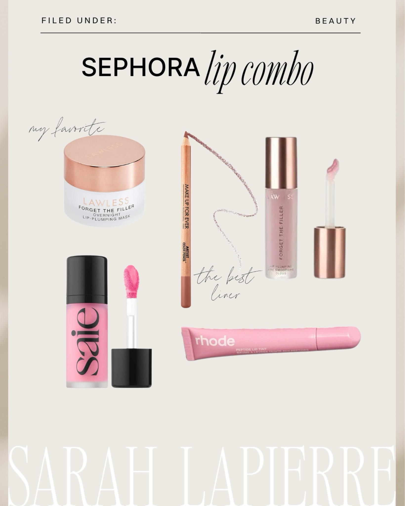 All time favorite lip combo for plump and glossy lips🫶🏼

#LTKxSephora #LTKsalealert #LTKbeauty