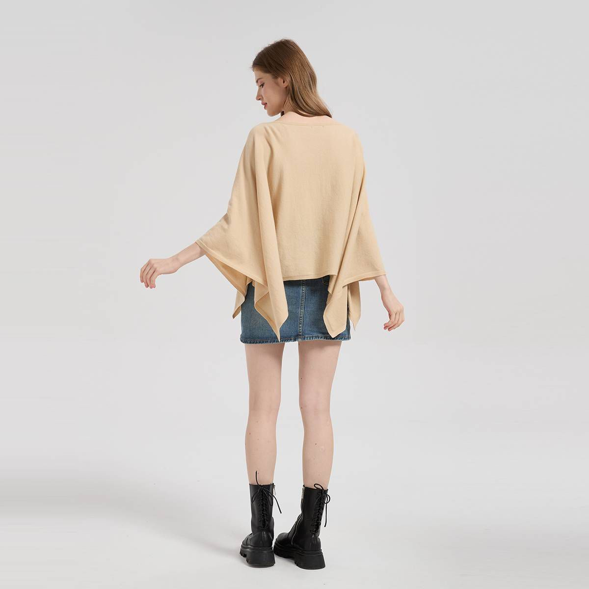 Women's Lightweight Poncho Sweater - Wild Fable™ One Size | Target