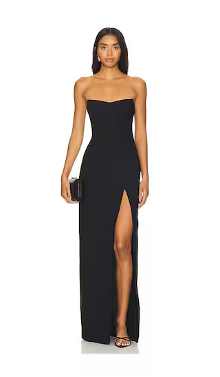 x REVOLVE Ivy Gown in Black | Revolve Clothing (Global)