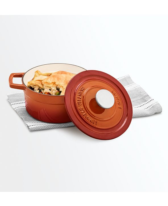 Enameled Cast Iron 2-Qt. Round Covered Dutch Oven, Created for Macy's | Macys (US)